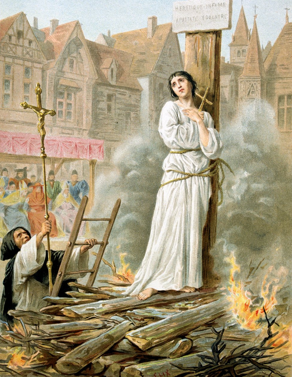 Joan of Arc, c1412-1431, Maid of Orleans, French patriot and martyr, 19th century by Unbekannt