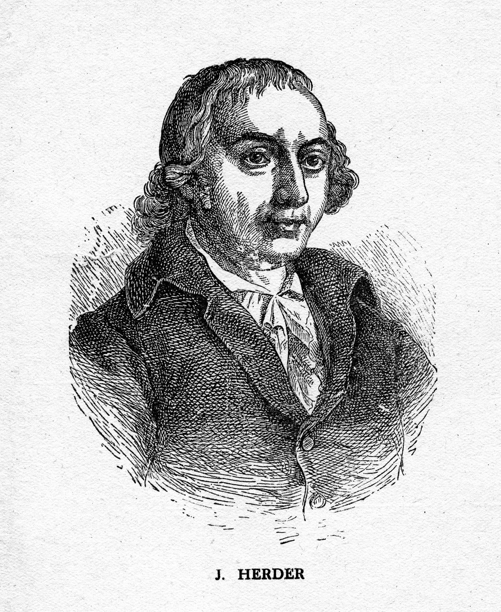 Johann Gottfried von Herder, German Poet, Critic, Theologian, and Philosopher by Unbekannt