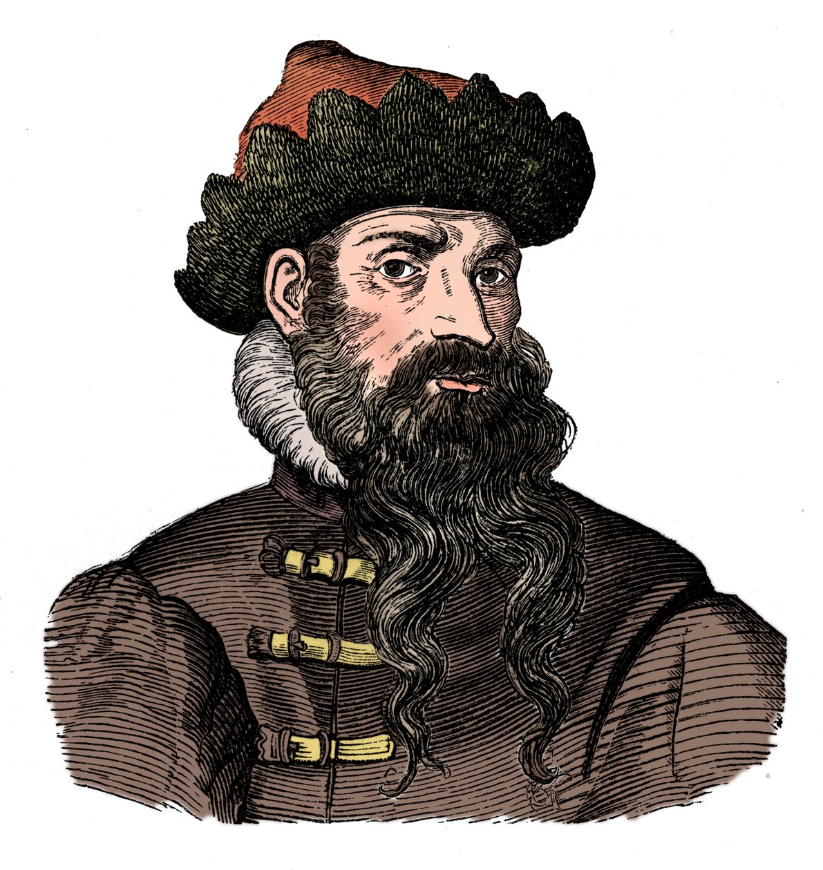 Johann Gutenberg, German metalworker and inventor, 16th century, 1870 by Unbekannt