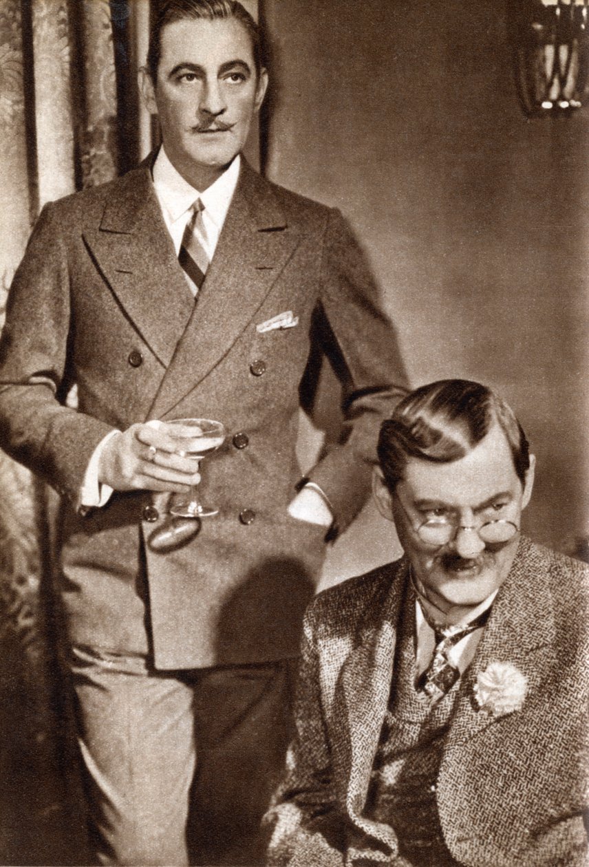 John Barrymore and Lionel Barrymore, American Actors by Unbekannt