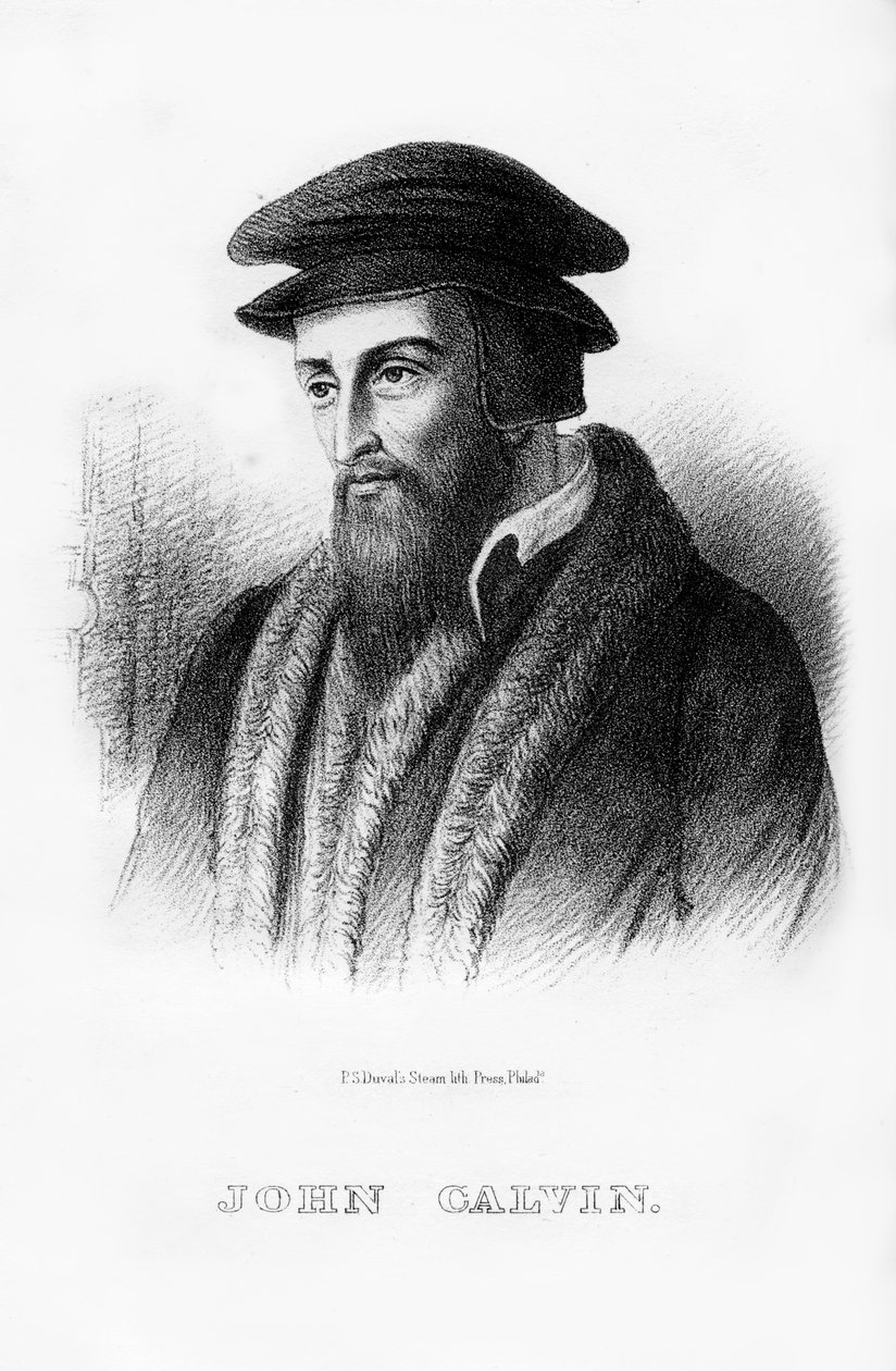 John Calvin, French Christian theologian by Unbekannt