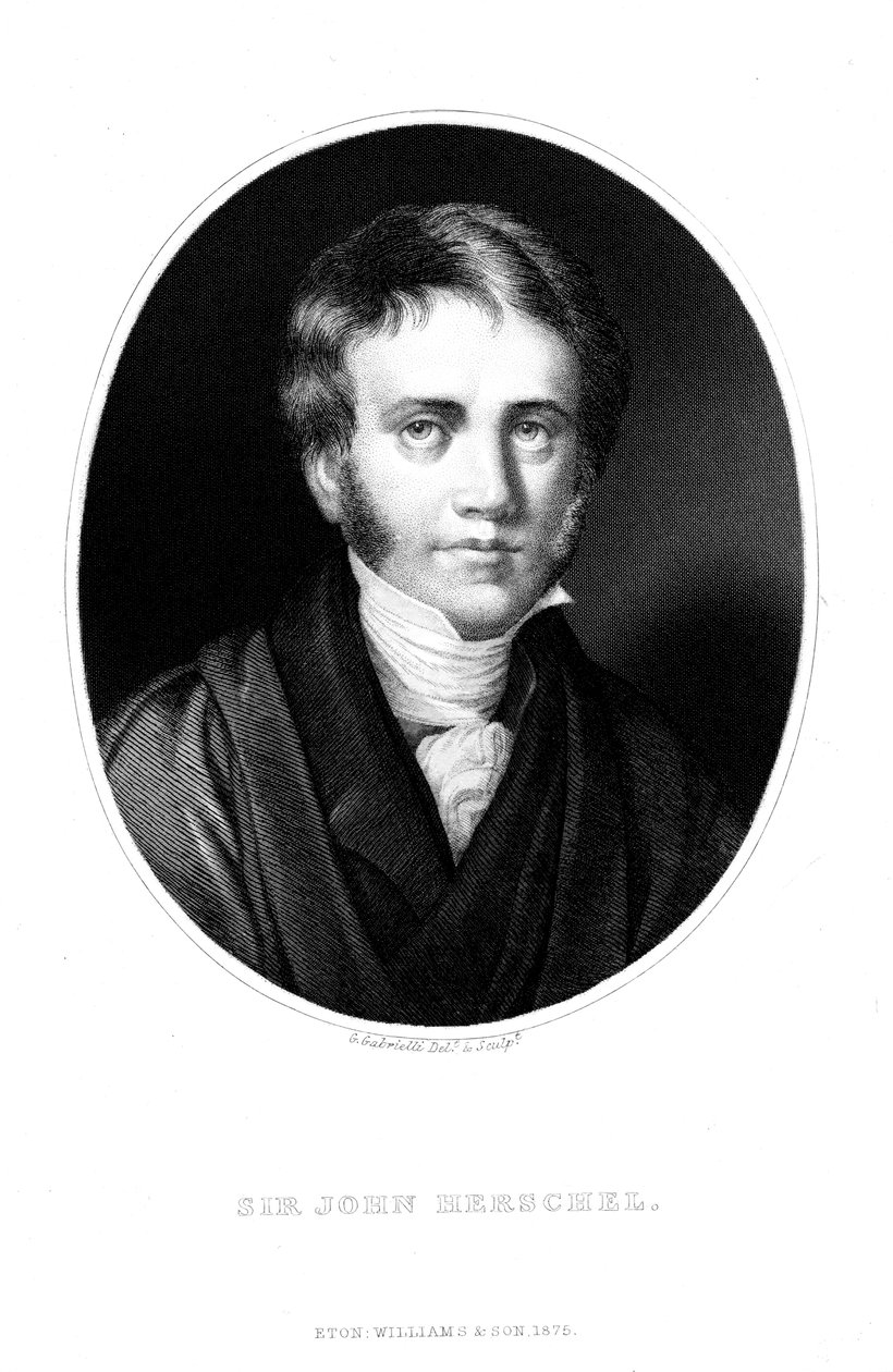John Frederick Herschel, English astronomer and scientist, as a young man by Unbekannt