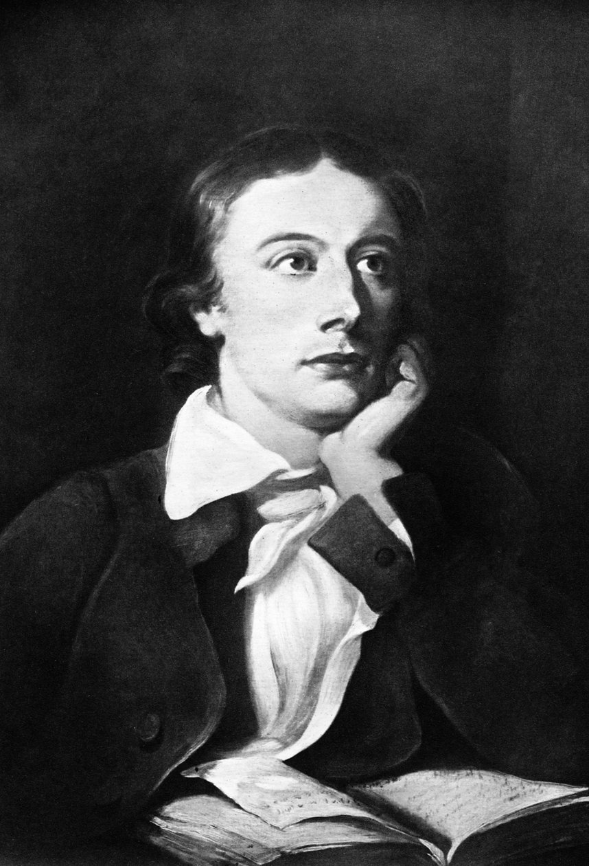 John Keats, English Poet, 19th Century by Unbekannt