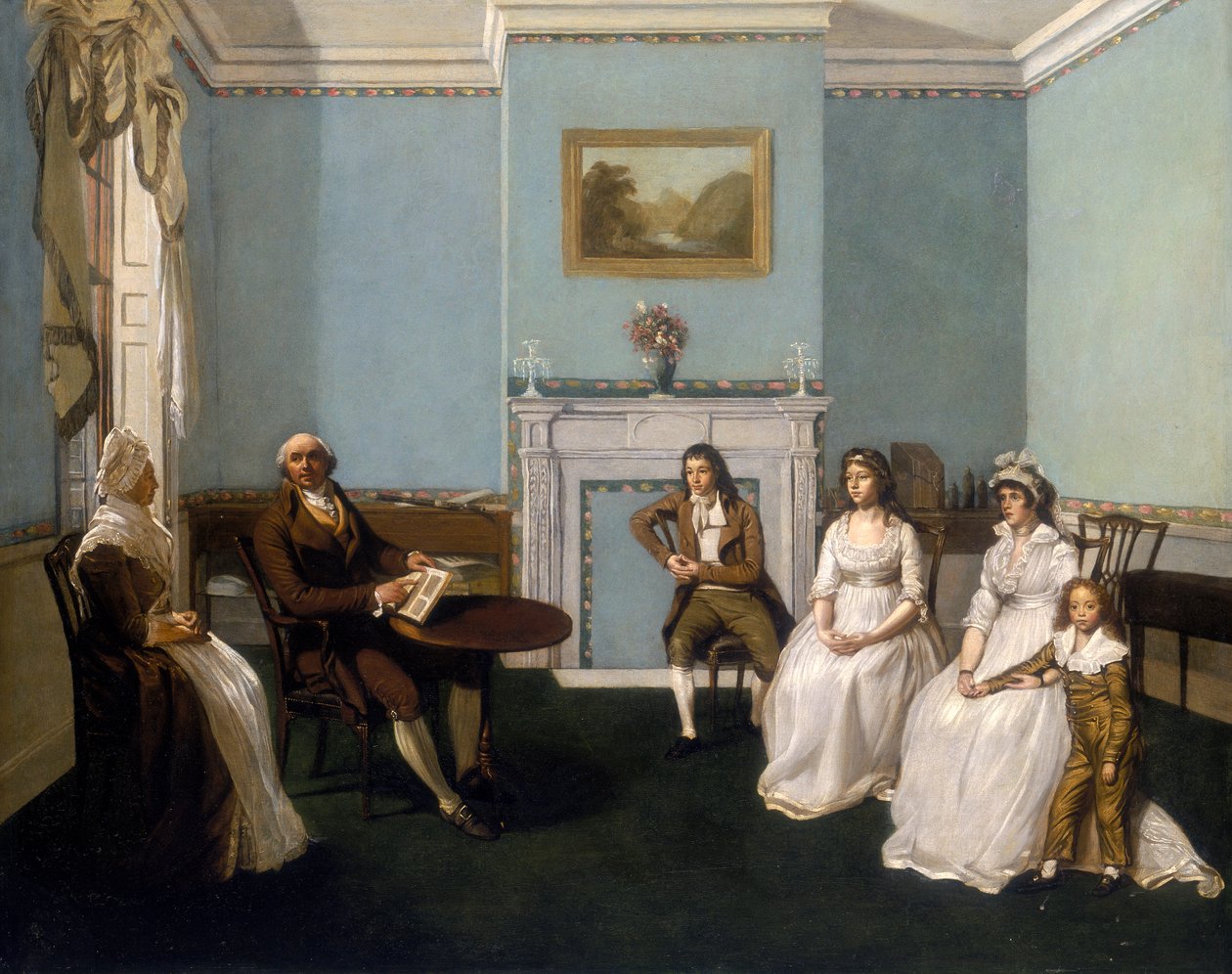 John Middleton with His Family in His Drawing Room by Unbekannt