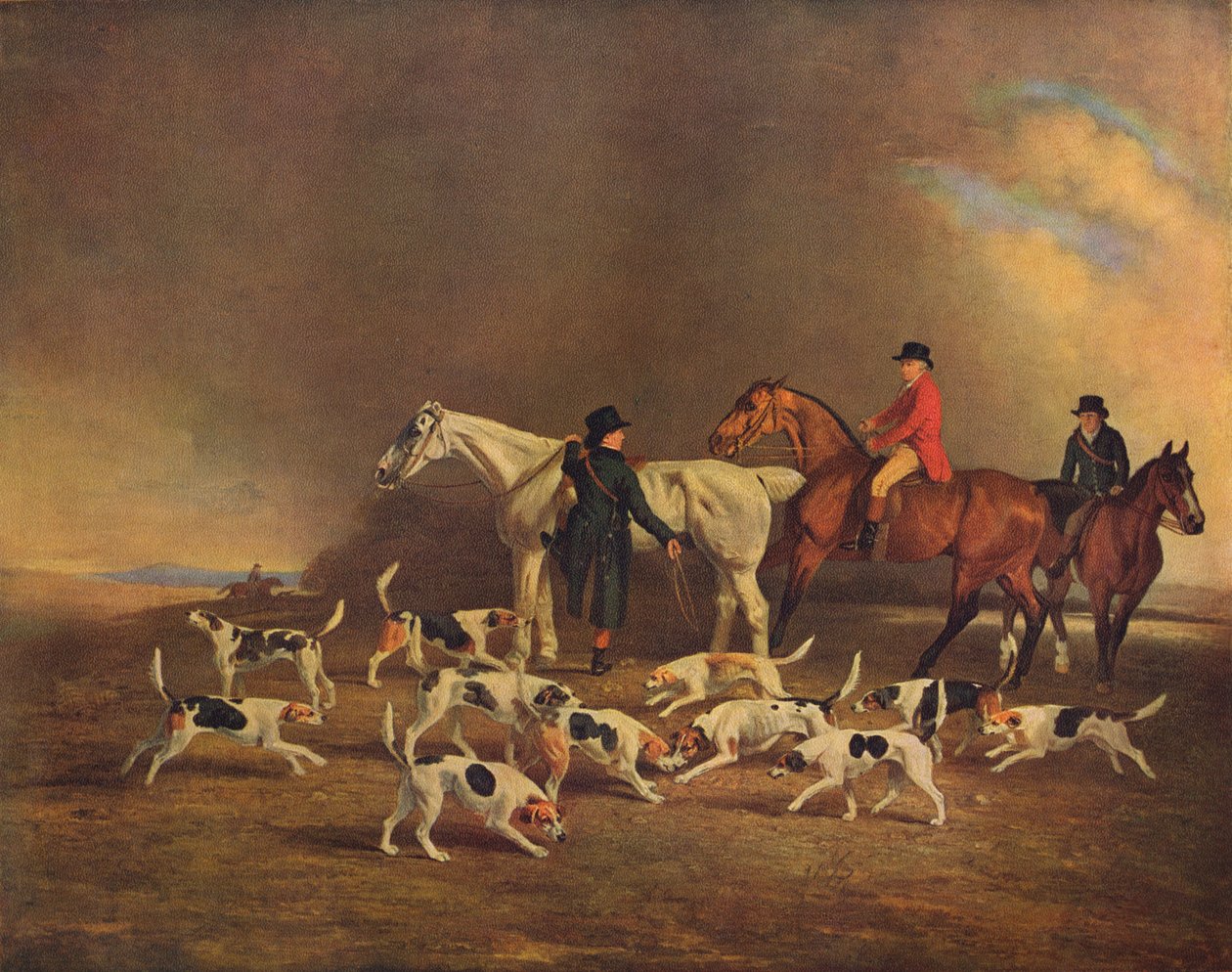 John Powlett and his Hounds by Unbekannt