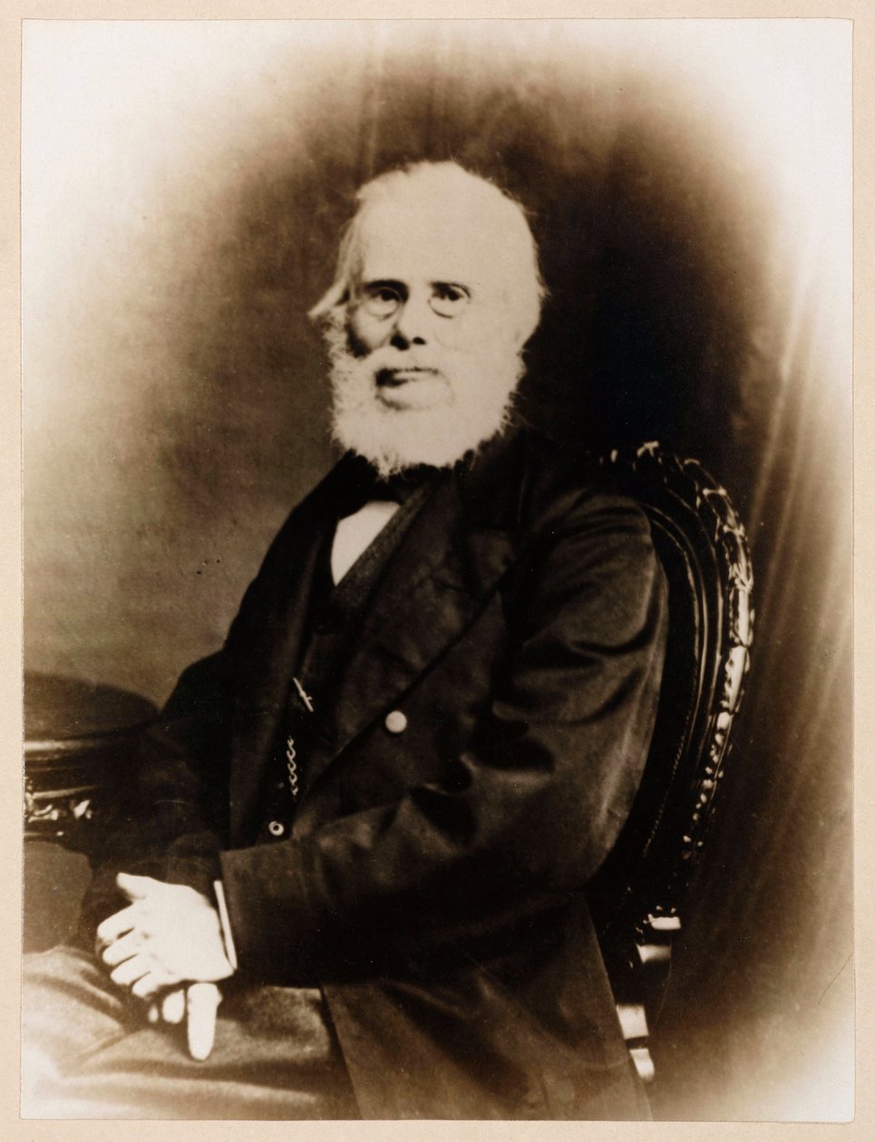 John Stringfellow, English pioneer aviator, c 1880 by Unbekannt
