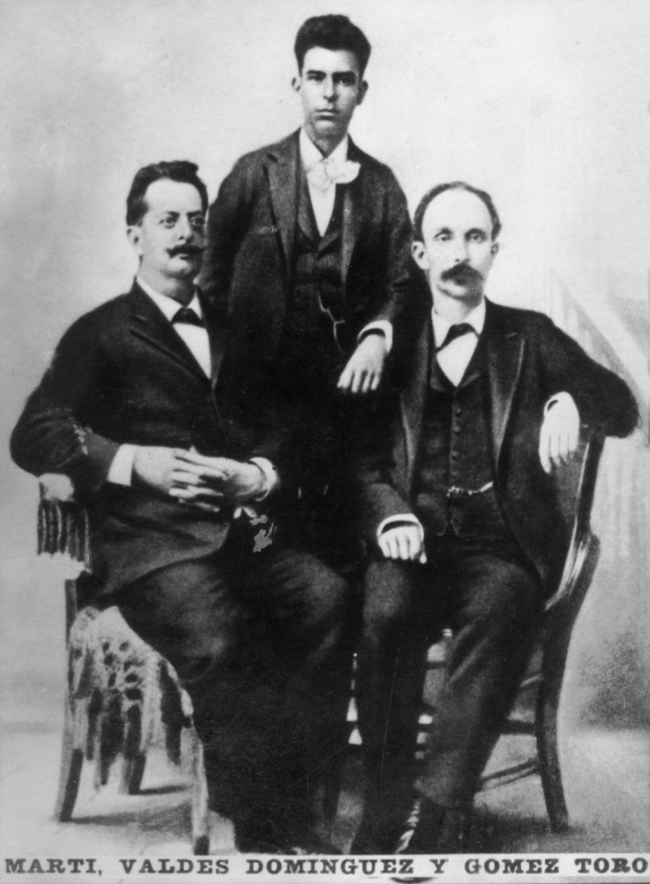Jose Marti, Fermin Valdes Dominguez and Gomez Toro, Key West, Florida, USA by Unbekannt