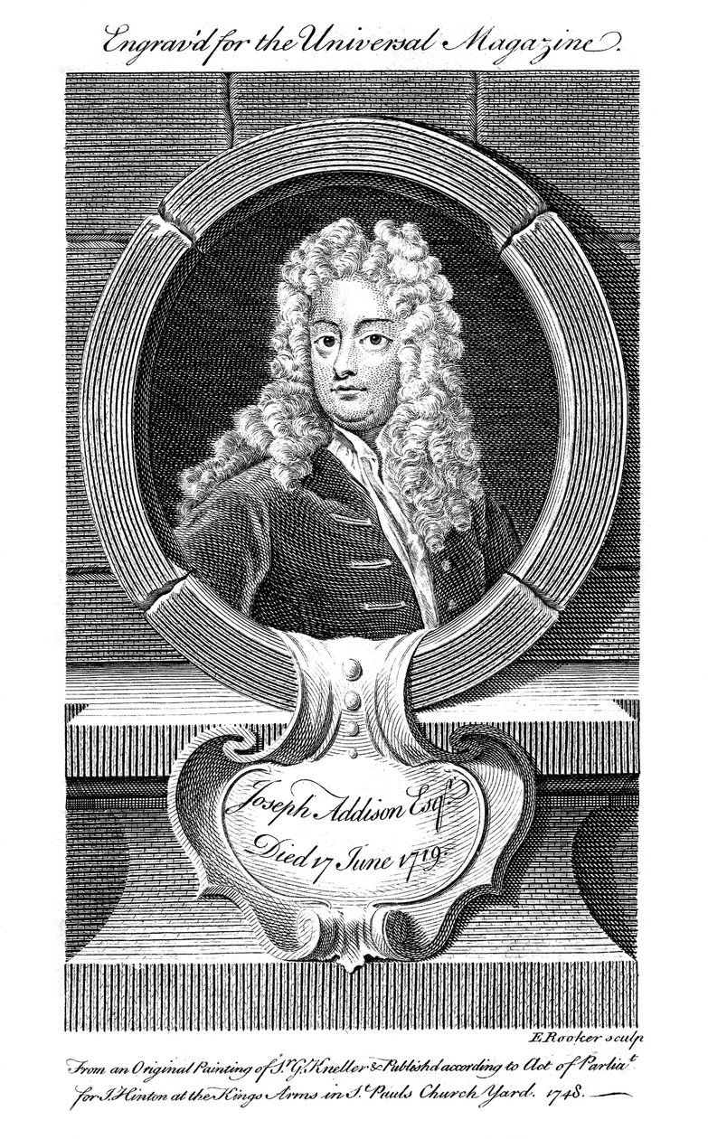 Joseph Addison, English Politician and Writer by Unbekannt