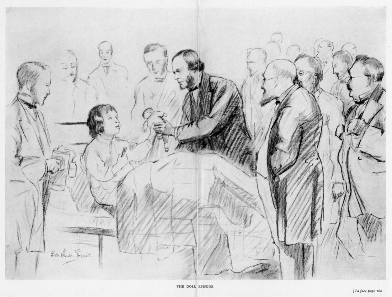 Joseph Lister on His Ward Round in Glasgow Royal Infirmary, c1867 by Unbekannt
