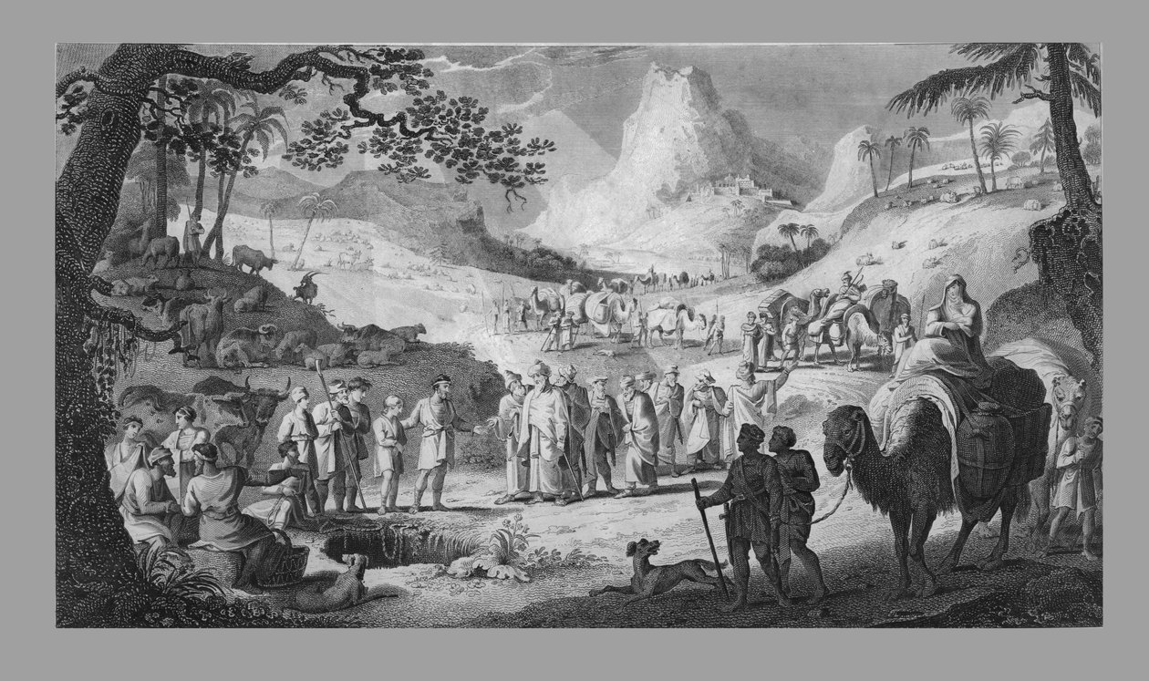 Joseph sold by his brethren, 1818 by Unbekannt
