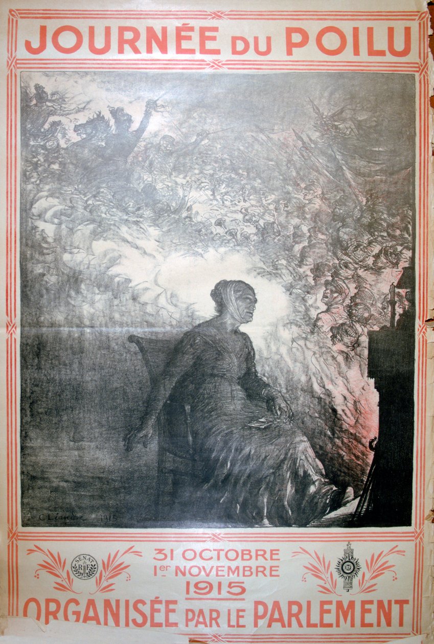 Journée du Poilu, 31 October-1 November 1915, French World War I Poster by Unbekannt