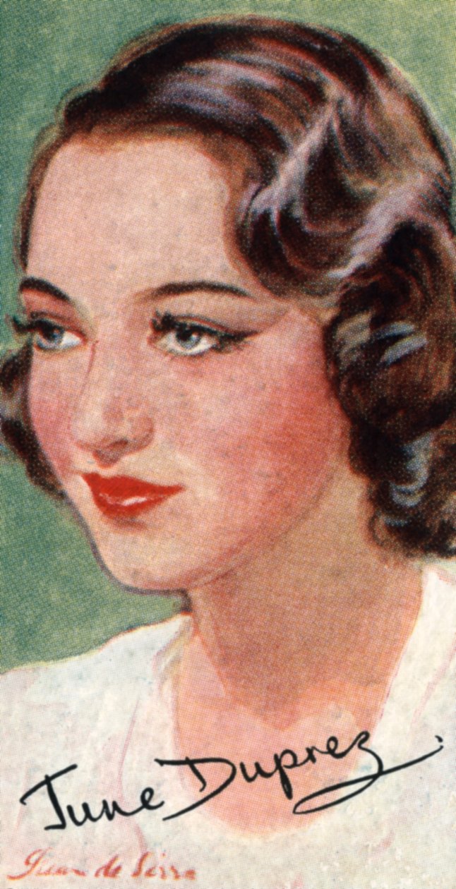 June Duprez, British film actress by Unbekannt