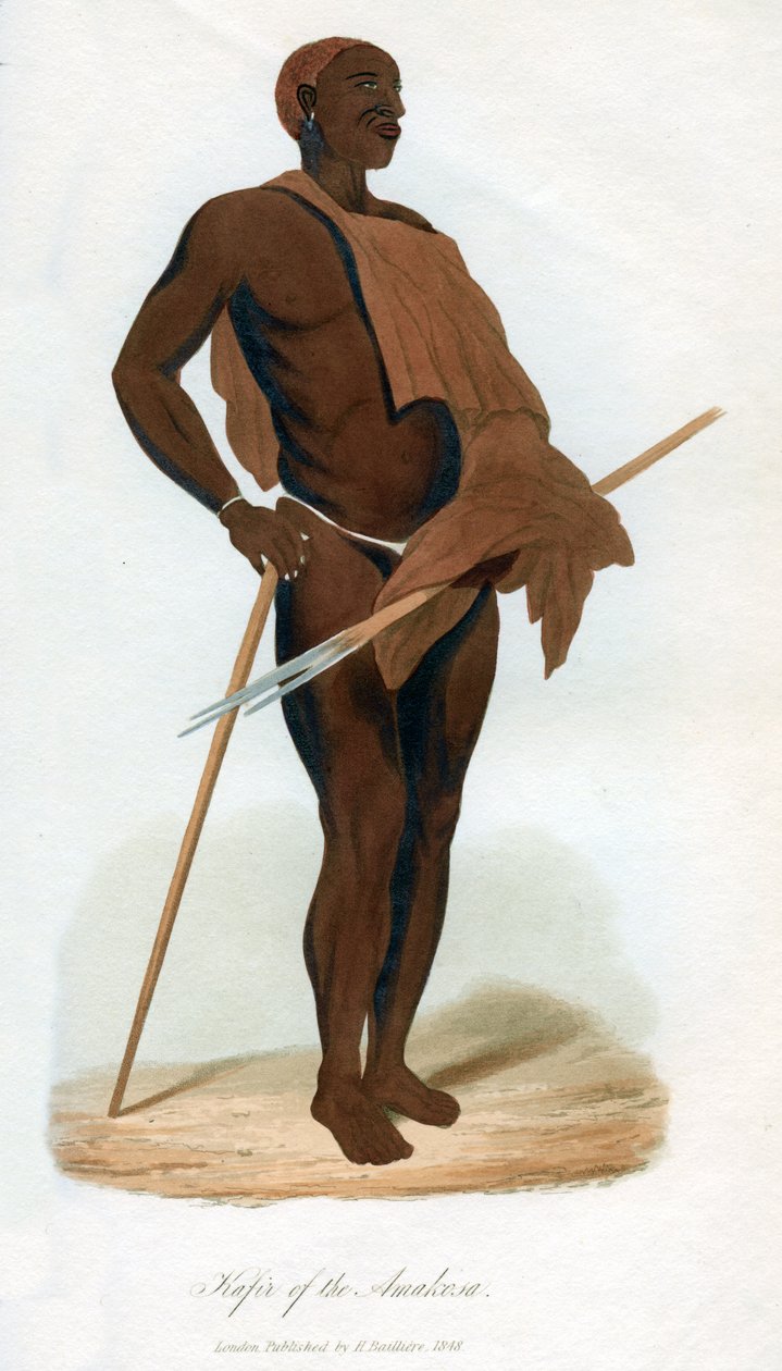 Kafir of the Amakosa, 1848 by Unbekannt