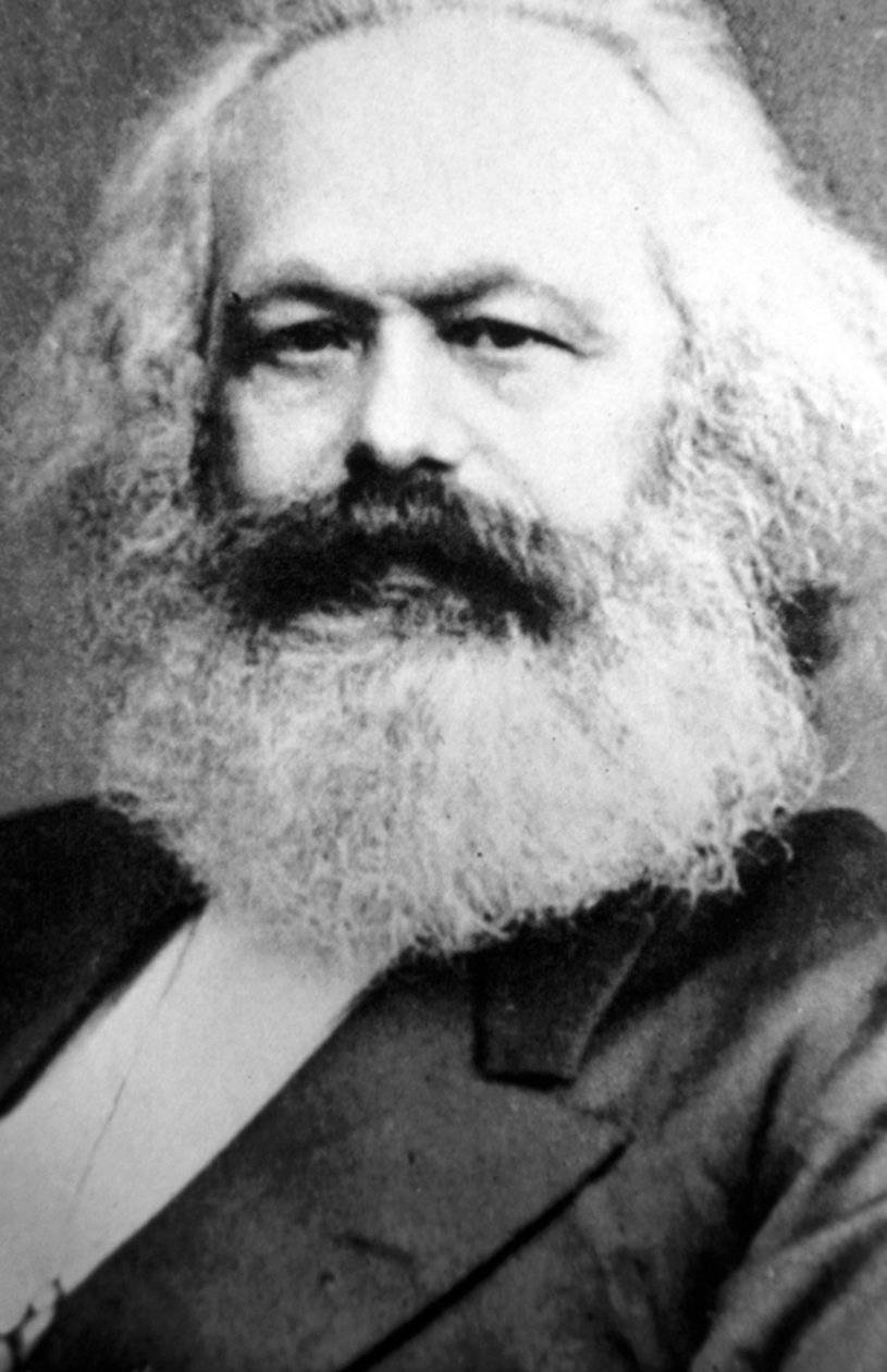 Karl Marx, German political, social and economic theorist by Unbekannt