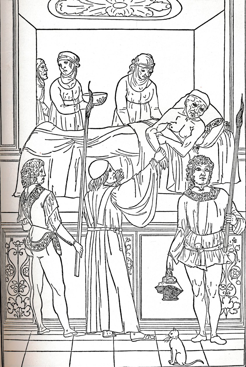 Ketham: Fasciculus Medicinae, Venice, 1493, The Treatment of the Plague, c1493 by Unbekannt