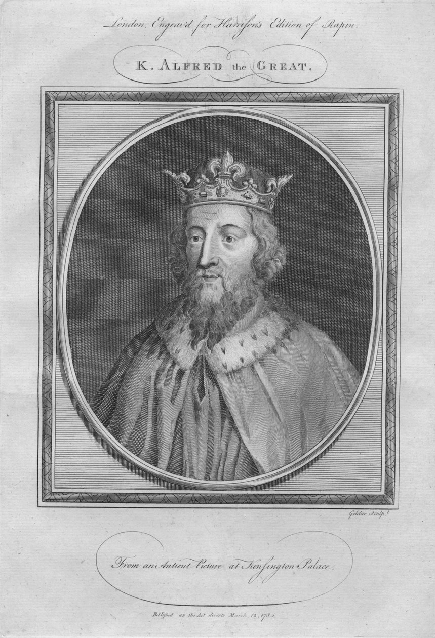 King Alfred the Great by Unbekannt