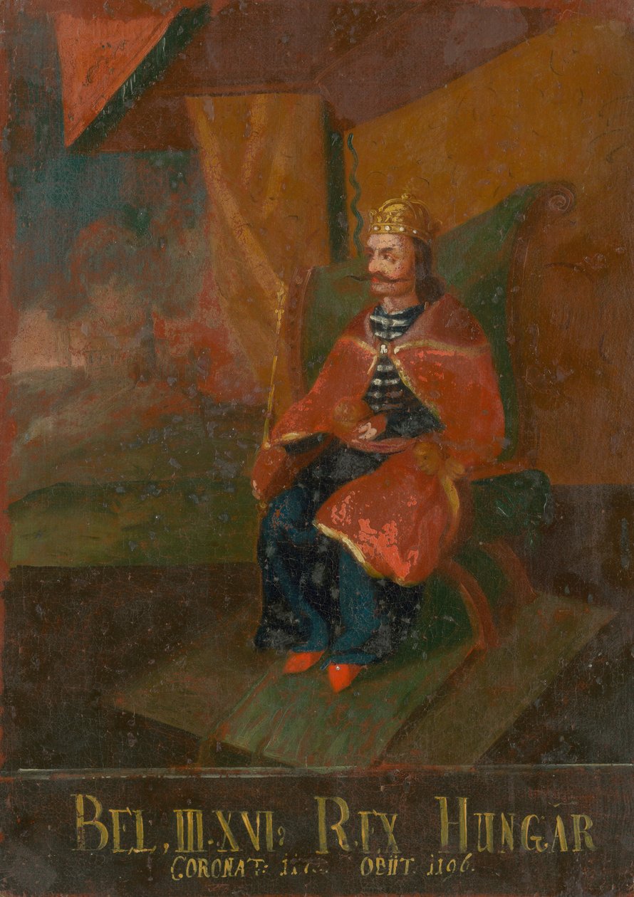 King Bela III of Hungary and Croatia by Unbekannt