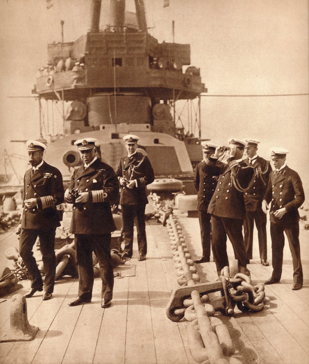 King George V Aboard HMS Neptune, 1910s 1935 by Unbekannt