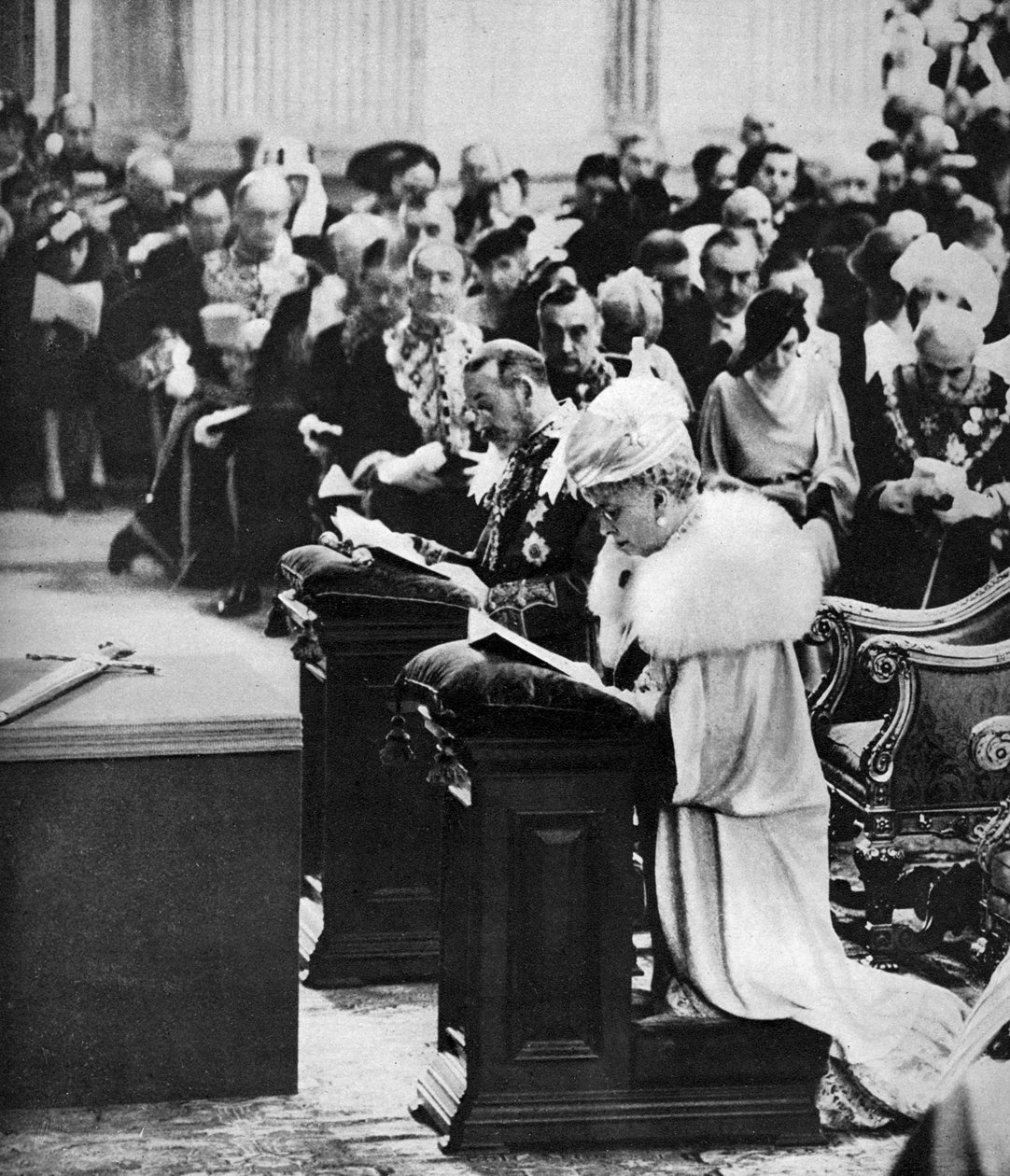King George V and Queen Mary in St Paul