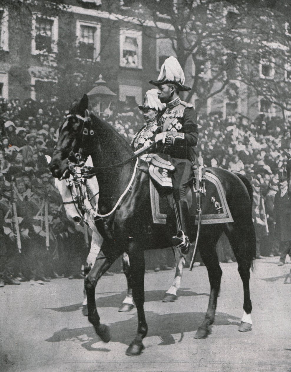 King George V at the Funeral of His Father King Edward VII, London by Unbekannt