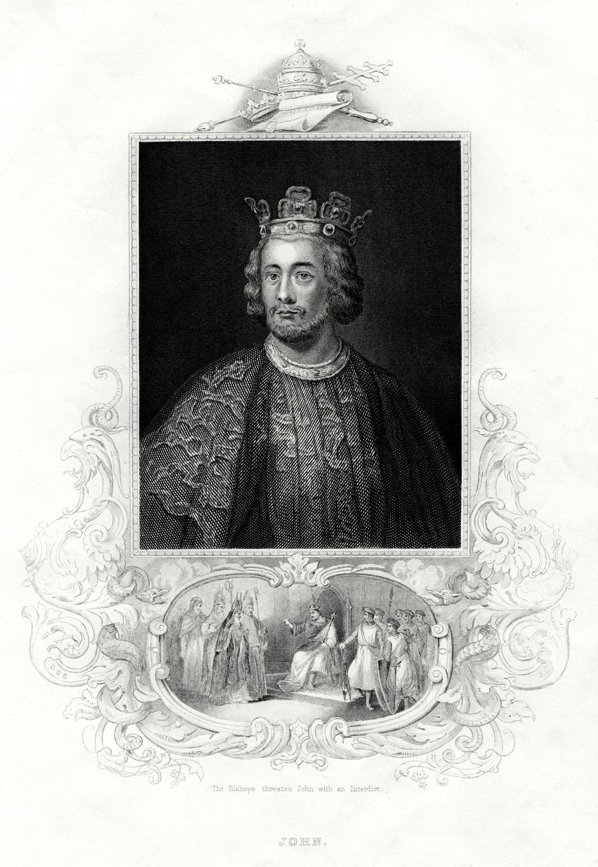 King John of England, 1860 by Unbekannt