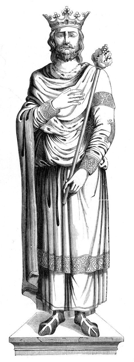 King Louis VII of France, 1120-1180, 16th century by Unbekannt