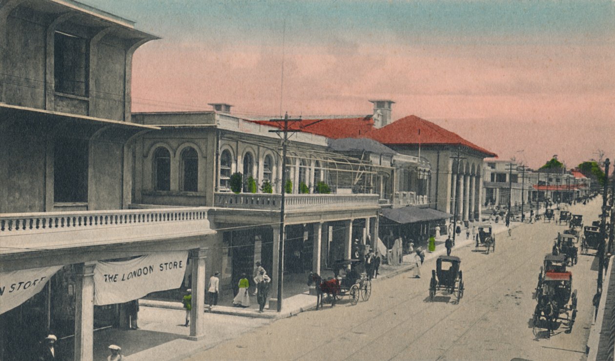 King Street, Looking North, Kingston, Jamaica, Early 20th Century by Unbekannt