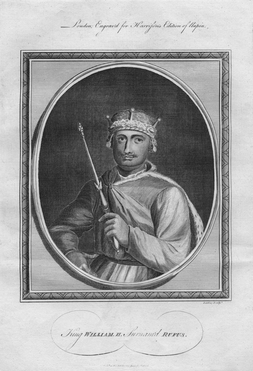 King William II William Rufus, 1786 by Unbekannt