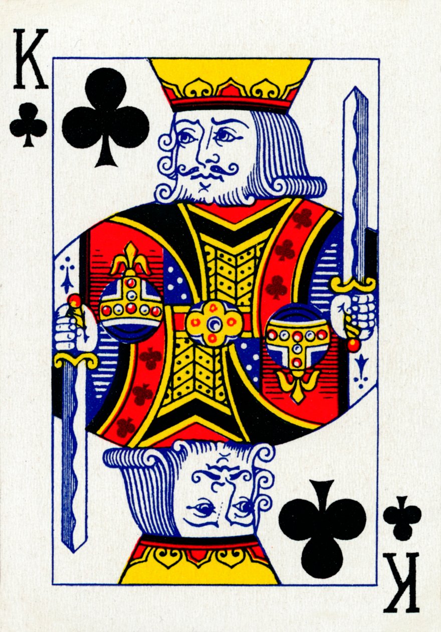 King of Clubs from a deck of Goodall & Son Ltd. playing cards by Unbekannt