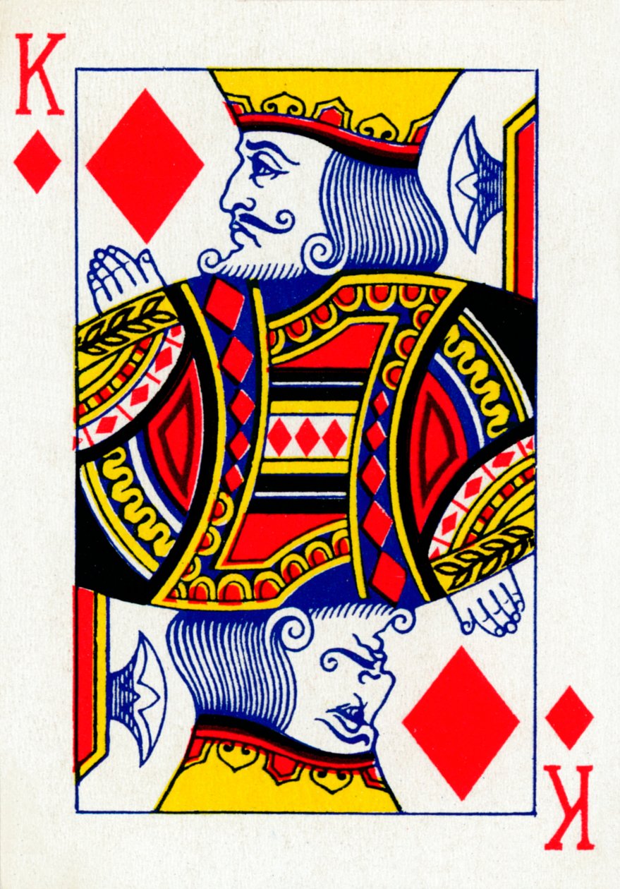 King of Diamonds from a deck of Goodall & Son Ltd. playing cards by Unbekannt