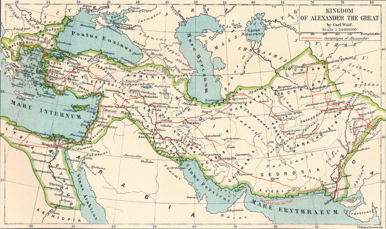 Kingdom of Alexander the Great, c1901, 1902 by Unbekannt