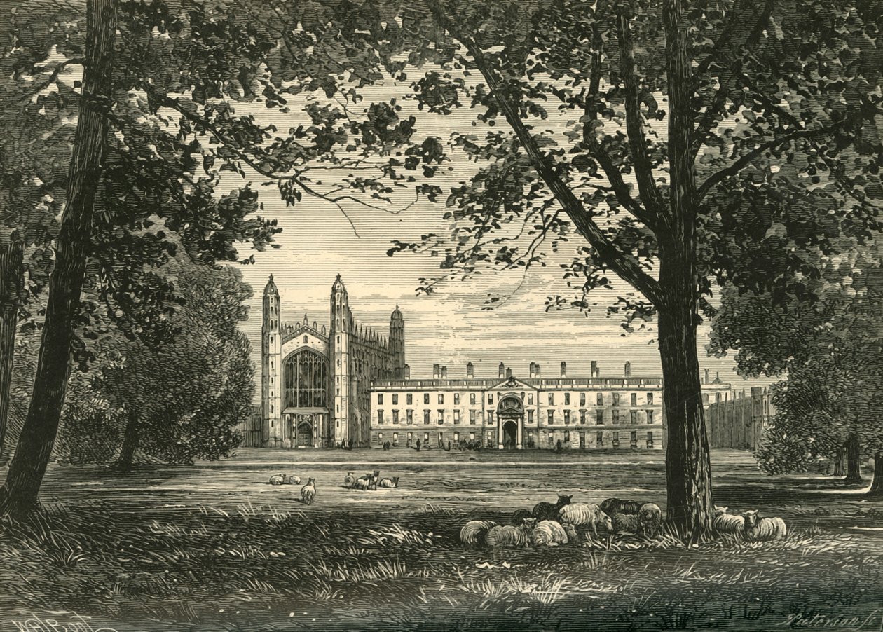 Kings College from The Backs by Unbekannt
