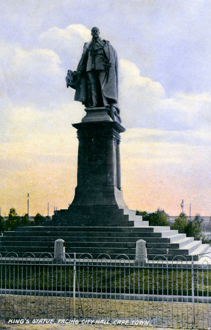 Kings Statue, Facing City Hall, Cape Town by Unbekannt