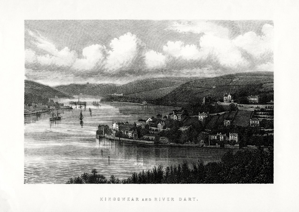 Kingswear and the River Dart, South Devon by Unbekannt