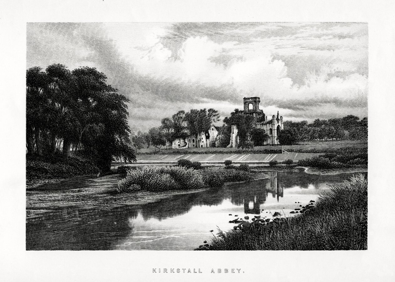 Kirkstall Abbey, Leeds, Yorkshire, 1896 by Unbekannt