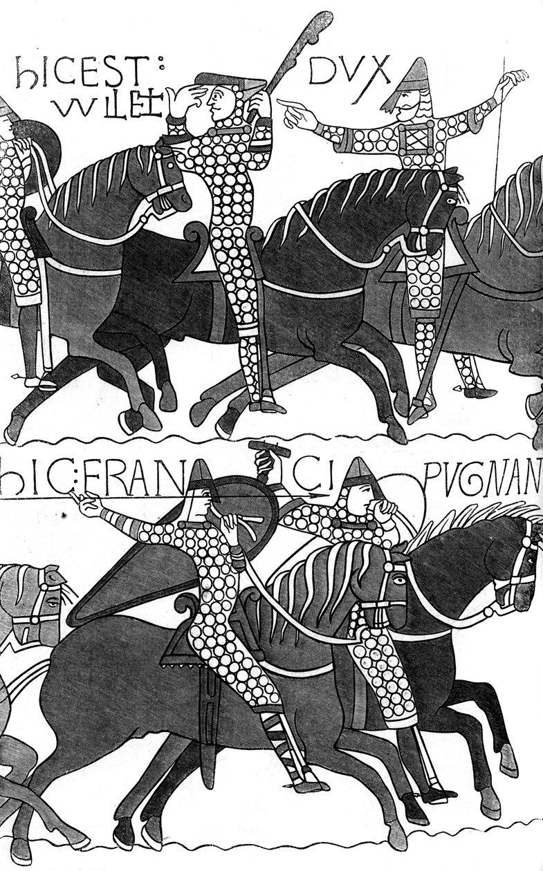 Knights of Duc Guillaume, c1070 1849 by Unbekannt