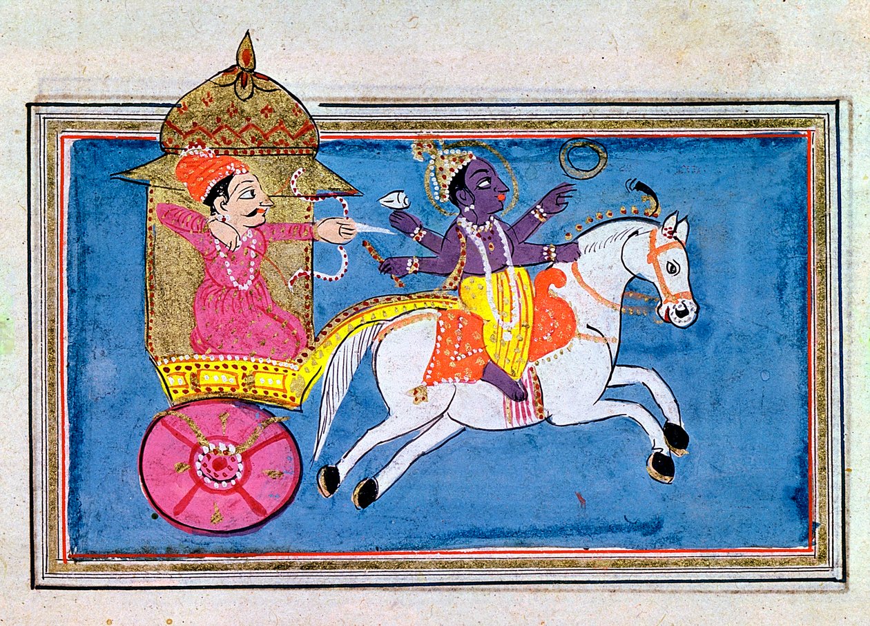 Krishna, Hindu deity, an avatar of Vishnu by Unbekannt