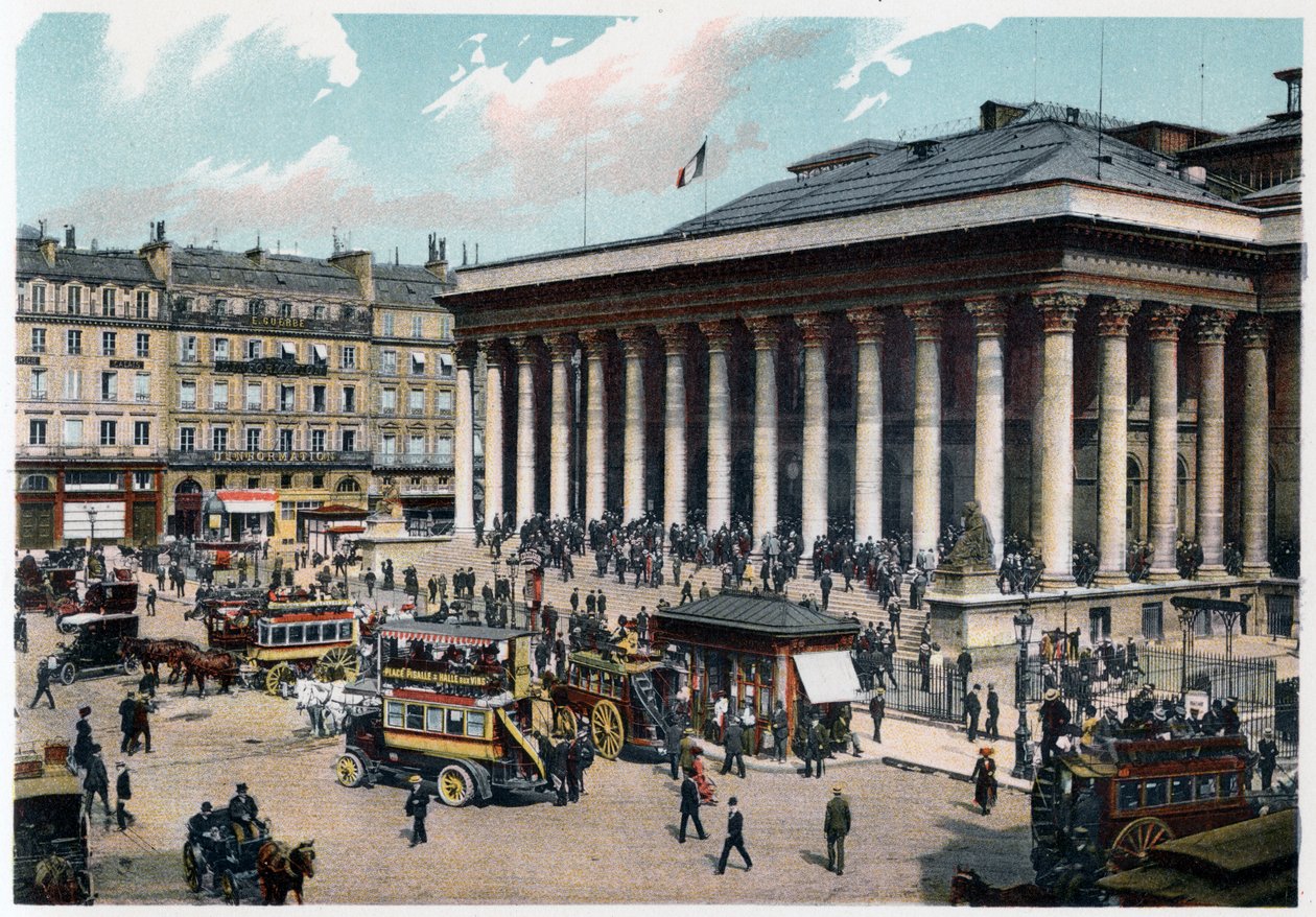 La Bourse, Paris, c1900 by Unbekannt