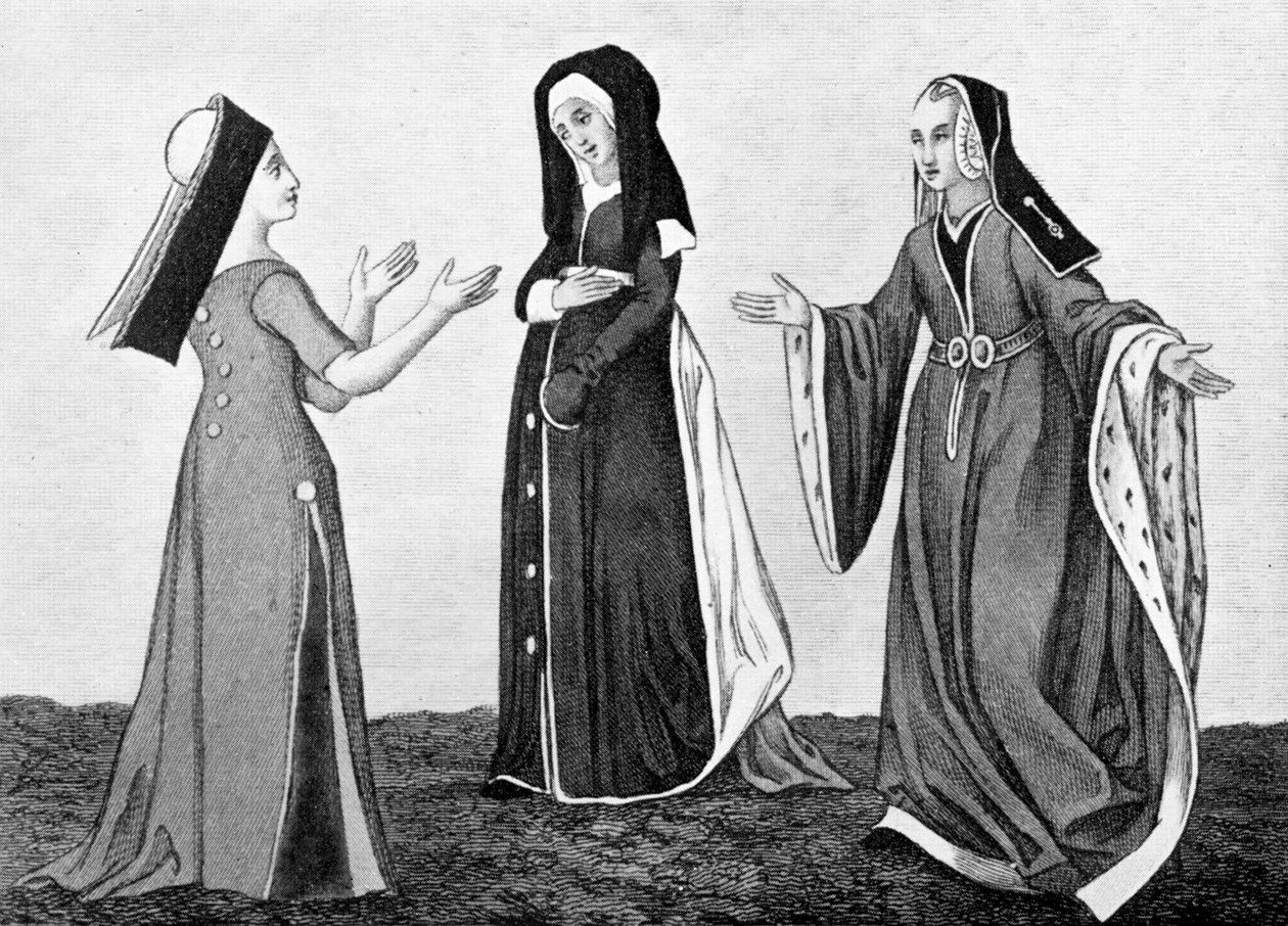 Ladies costume, early 16th century by Unbekannt