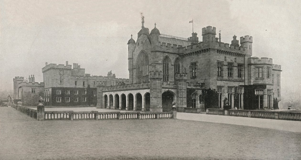 Lambton Castle, Durham, the Seat of the Rt. Hon. The Earl of Durham by Unbekannt