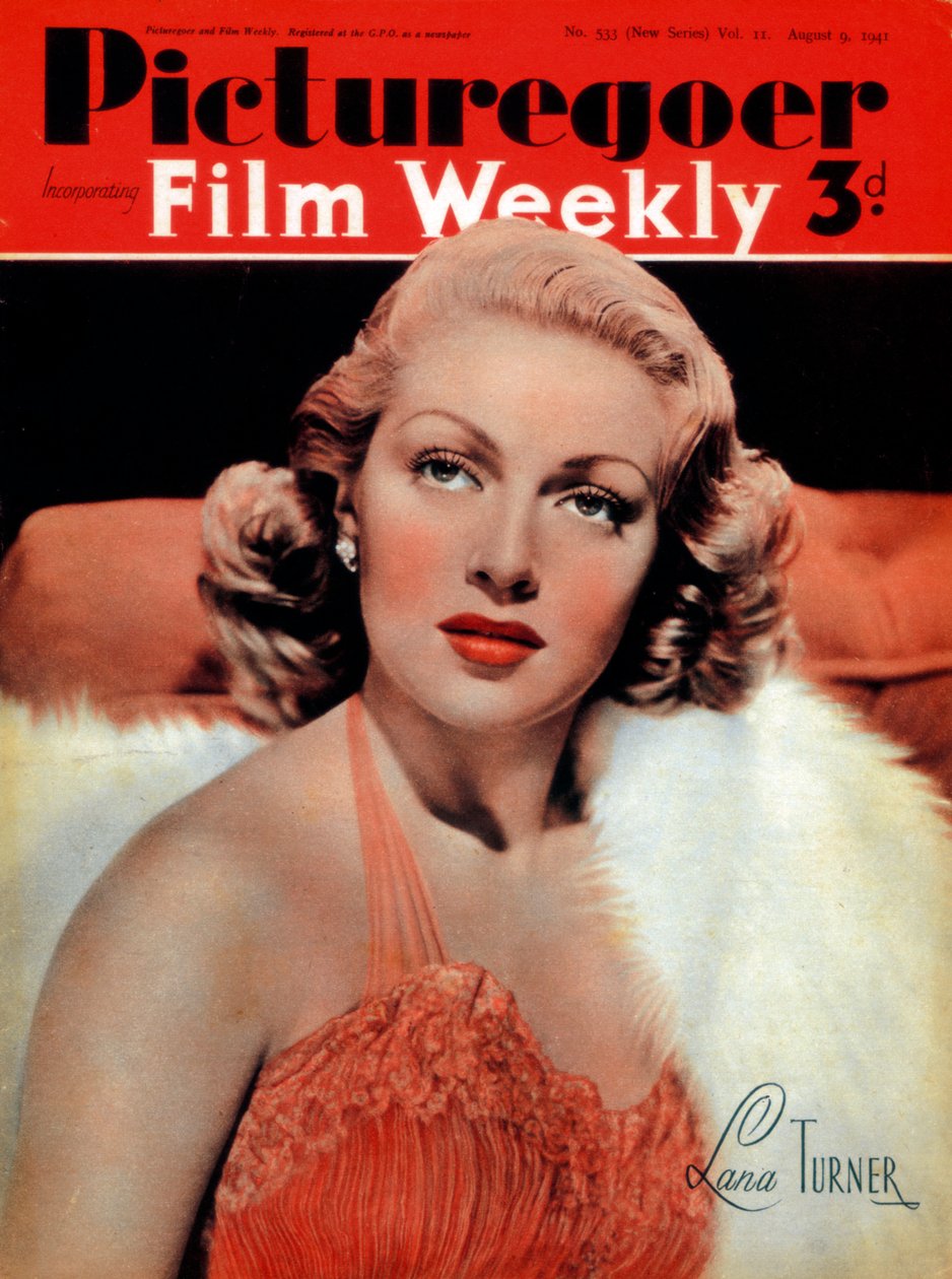 Lana Turner, American Actress, 1941 by Unbekannt