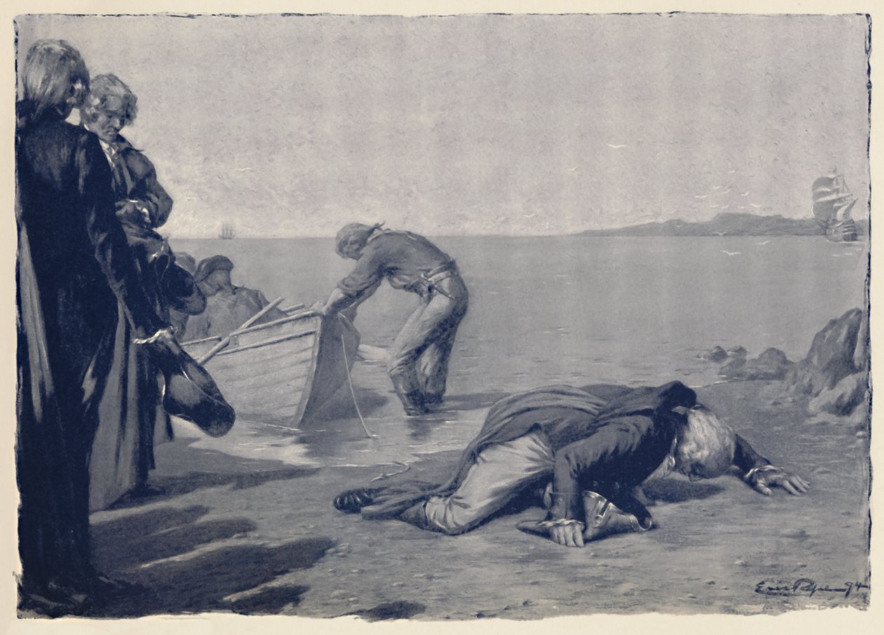 Landing of Paoli on Corsican Soil, Late 18th Century, 1896 by Unbekannt