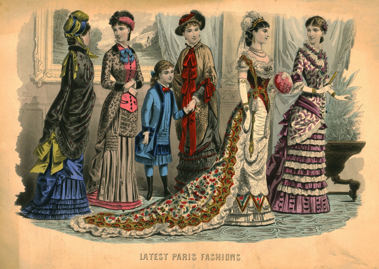 Latest Paris Fashions, 1881 by Unbekannt