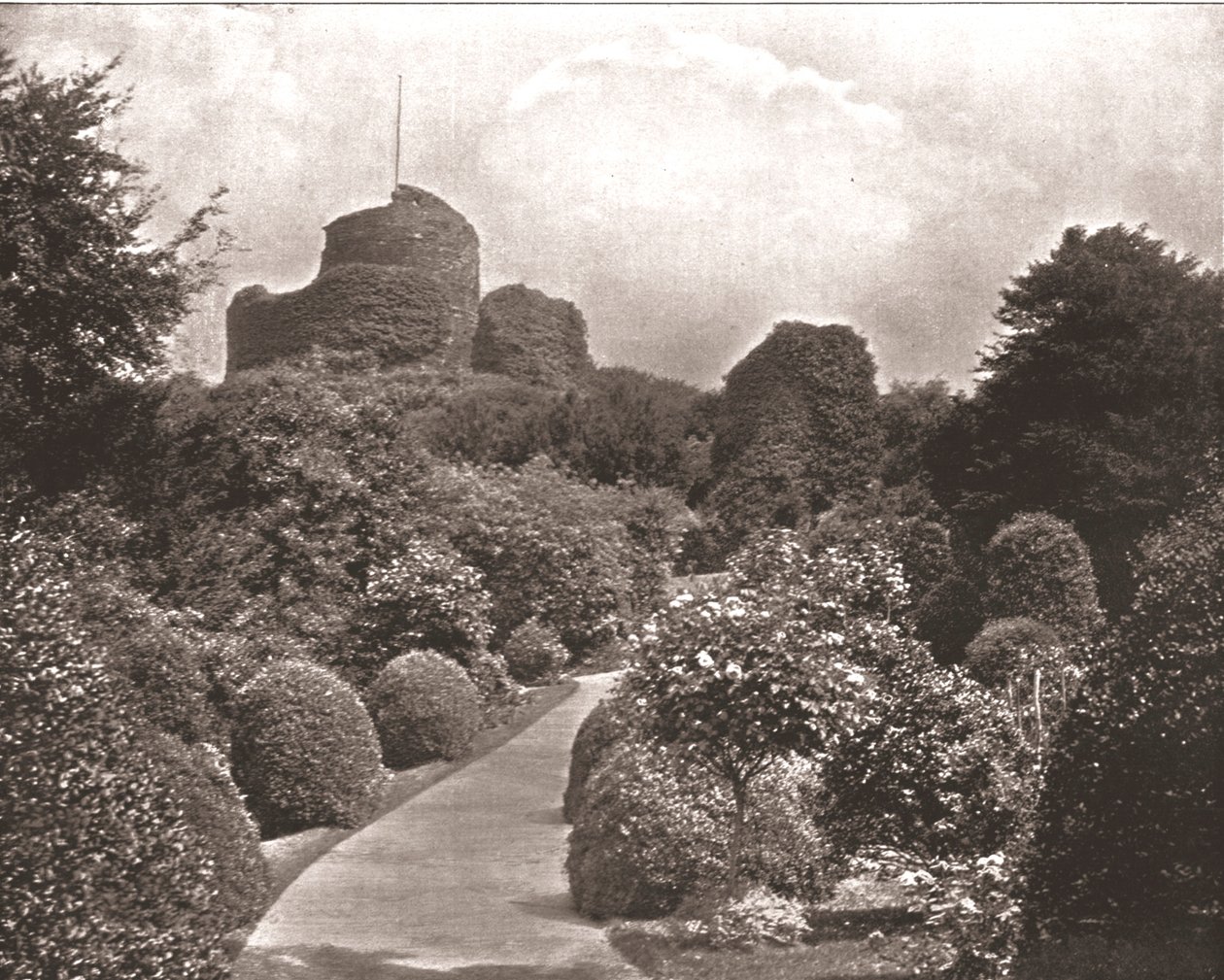 Launceston Castle, Cornwall, 1894 by Unbekannt
