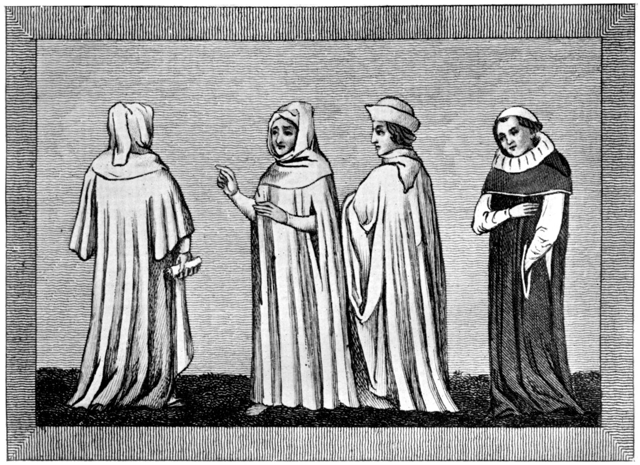 Law habits, 14th-15th centuries, 1910 by Unbekannt