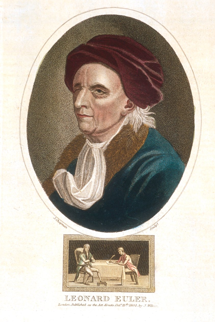 Leonhard Euler, Swiss Mathematician by Unbekannt
