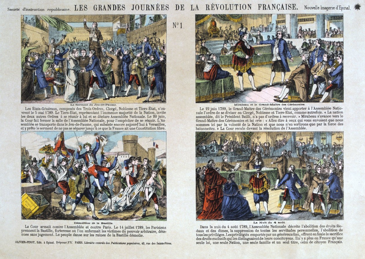 The Great Days of the French Revolution, Revolution of 1789, France by Unbekannt