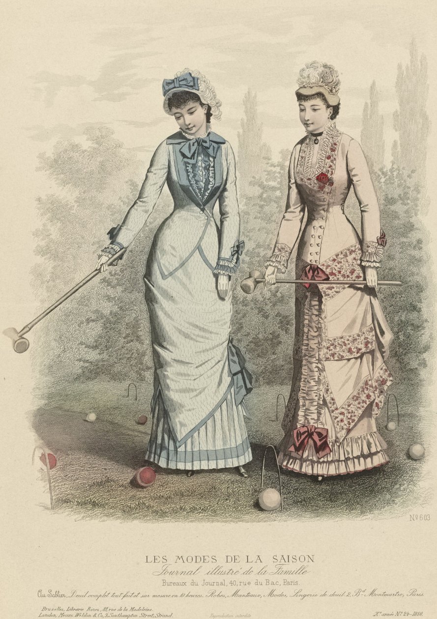 Les Modes de la Saison, Journal illustré de la Famille by Unbekannt