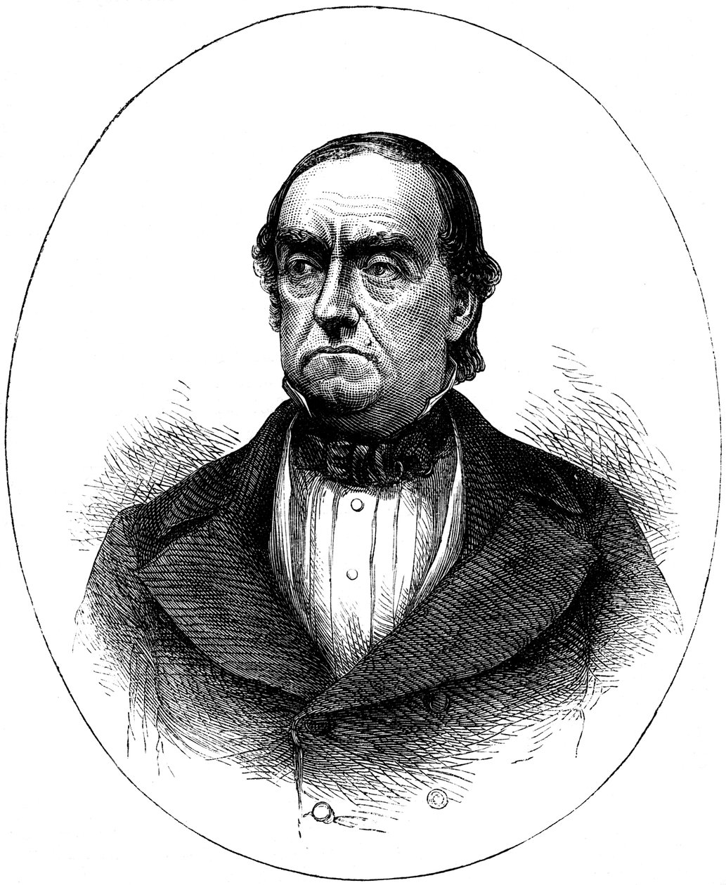 Lewis Cass, American Soldier, Statesman and Historian, c1880 by Unbekannt