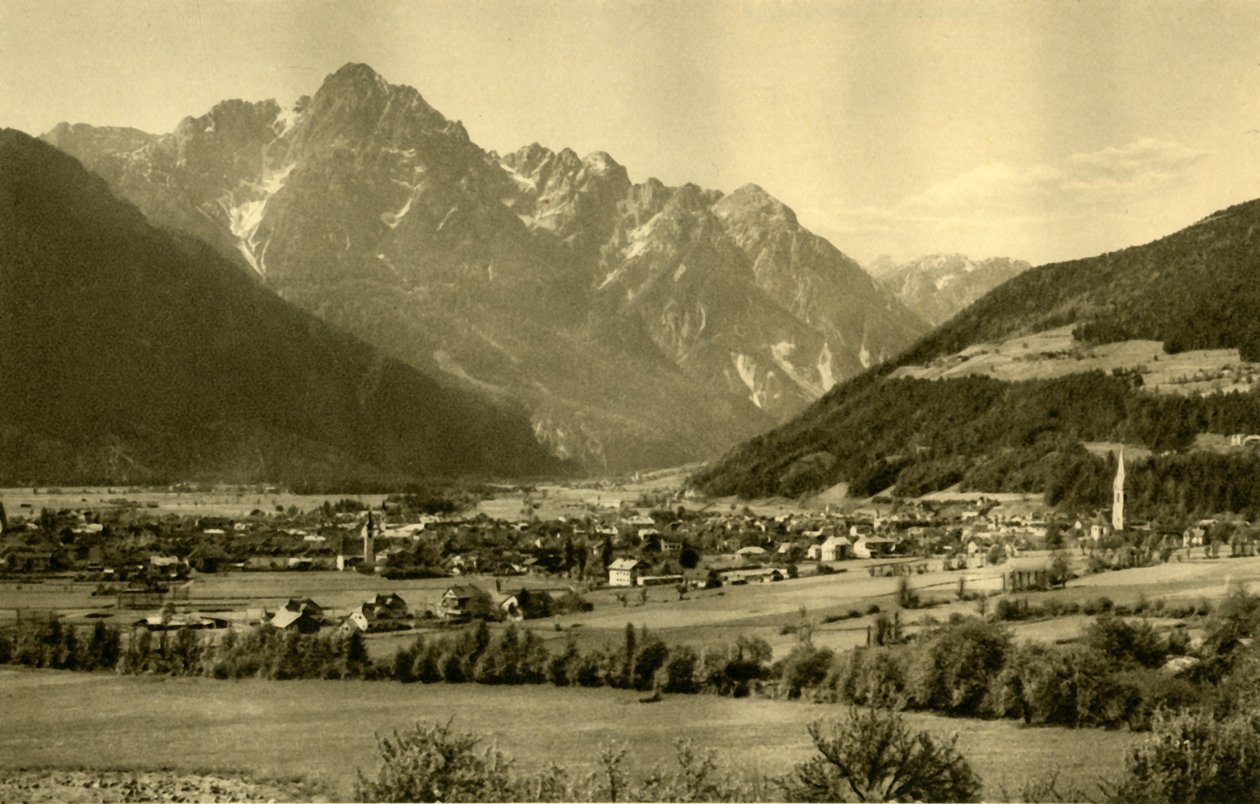Lienz and the Spitzkofel, Tyrol, Austria, c. 1935 by Unbekannt